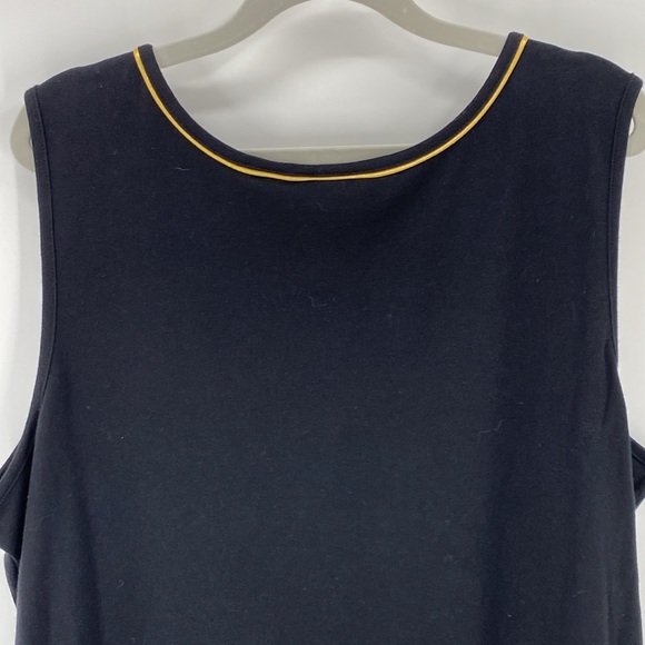 Quacker Factory Rhinestone Grommet Tank XL - Picture 6 of 10